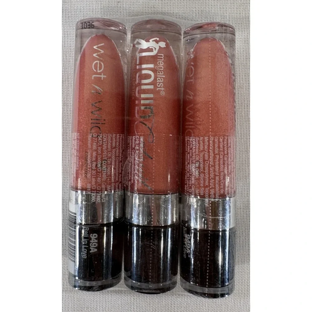 Wet n Wild MegaLast Liquid Catsuit Matte Lipstick, Bali In Love 0.21 oz - 3 PACK